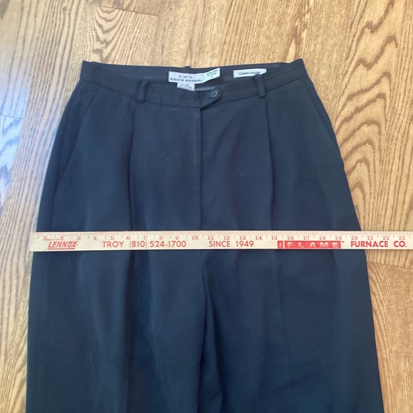 Coordinated set suit pant suit Eddie Bauer black size 12 trouser classic - Picture 12 of 14